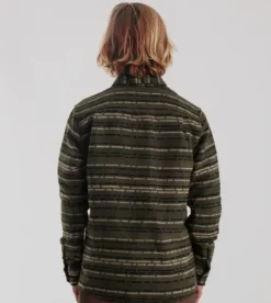 Roark Nordsman Long Sleeve Flannel DarkMilitaryJacquard Outlet