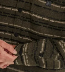 Roark Nordsman Long Sleeve Flannel DarkMilitaryJacquard Outlet