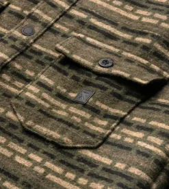 Roark Nordsman Long Sleeve Flannel DarkMilitaryJacquard Outlet