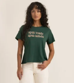 Roark Open Roads Everyday Premium Tee Emerald New