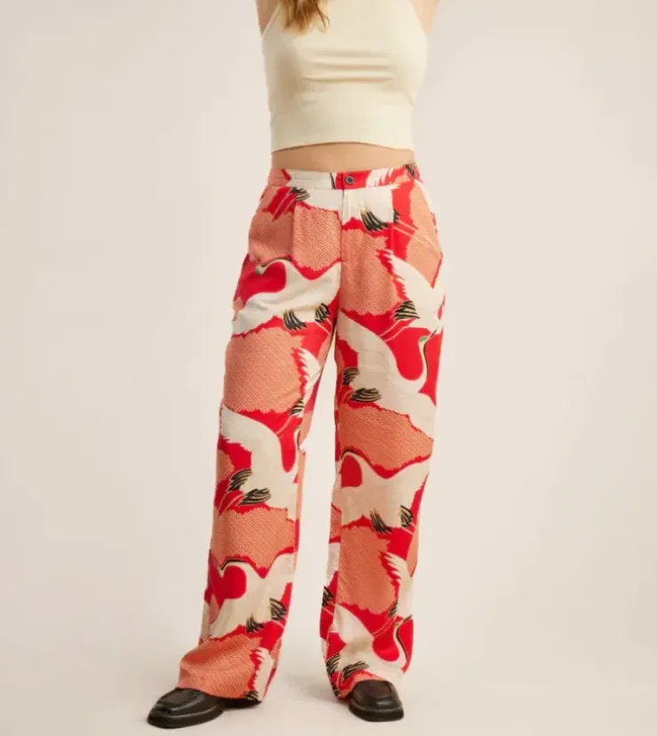 Roark PIC Pants BrightRedVintageCrane Sale