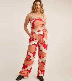 Roark PIC Pants BrightRedVintageCrane Sale