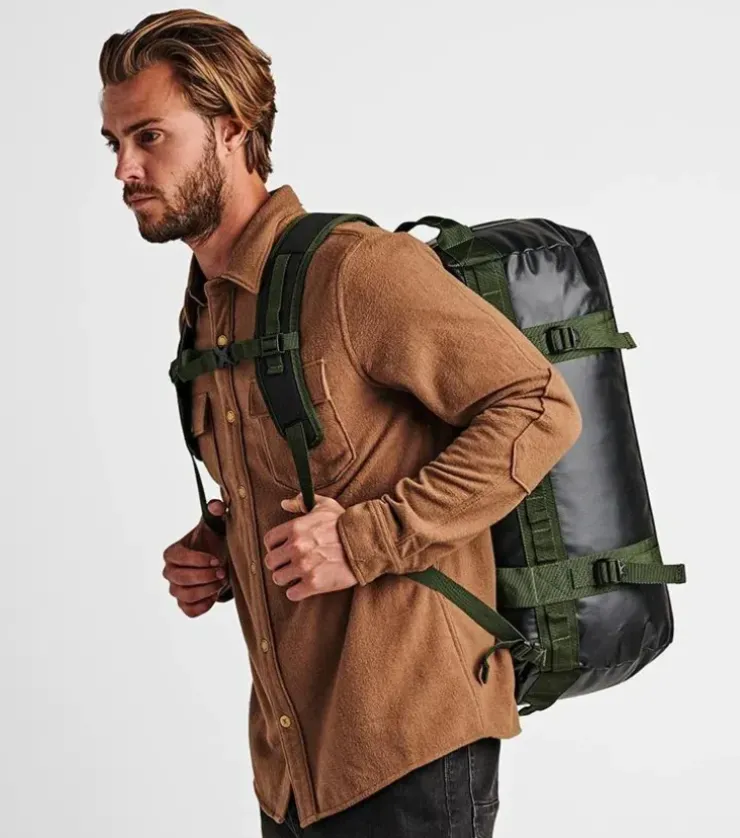 Roark Pony Keg 60L Convertible Duffel Bag Black
