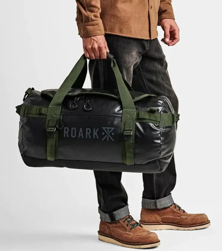 Roark Pony Keg 60L Convertible Duffel Bag Black