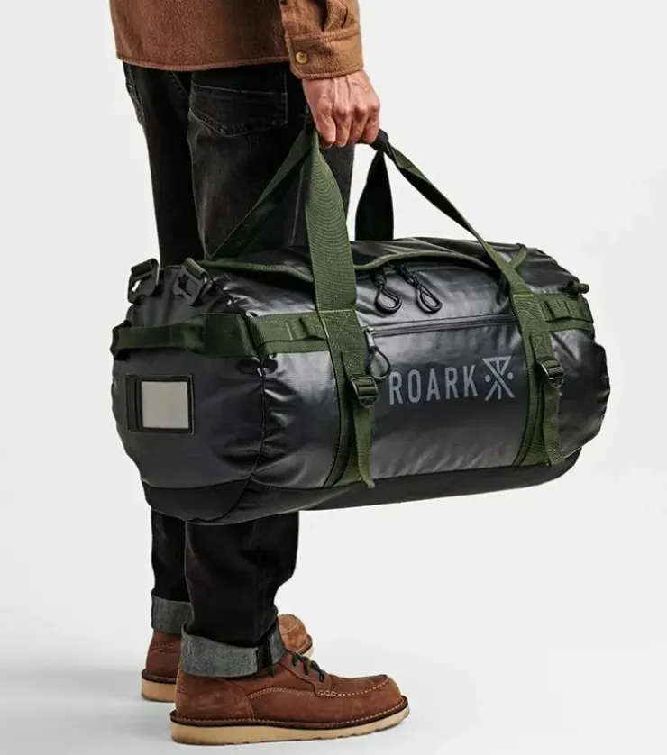 Roark Pony Keg 60L Convertible Duffel Bag Black