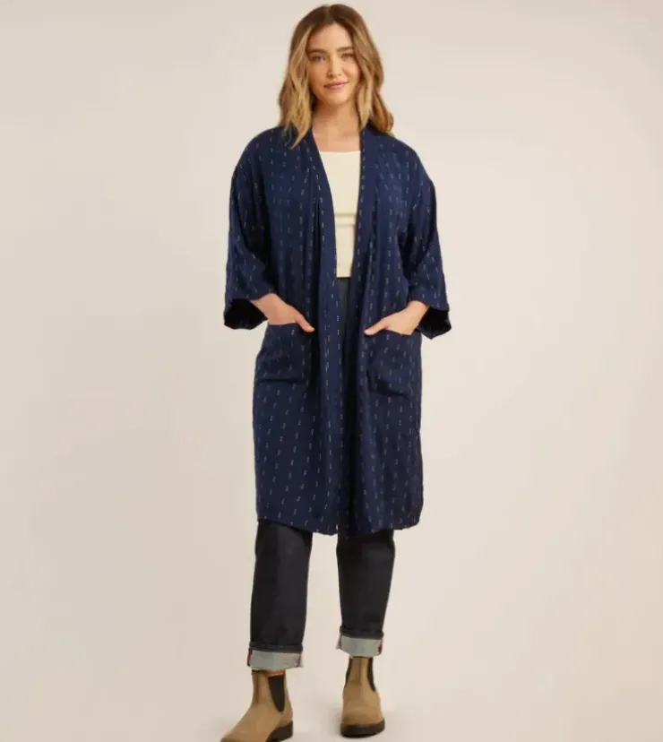 Roark Rishiri Robe DarkNavy Outlet