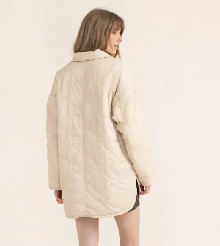 Roark Safe Camp Primaloft™ Jacket Reversible Packable Crema Best
