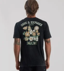 Roark Seek & Explore Premium Tee Black Discount