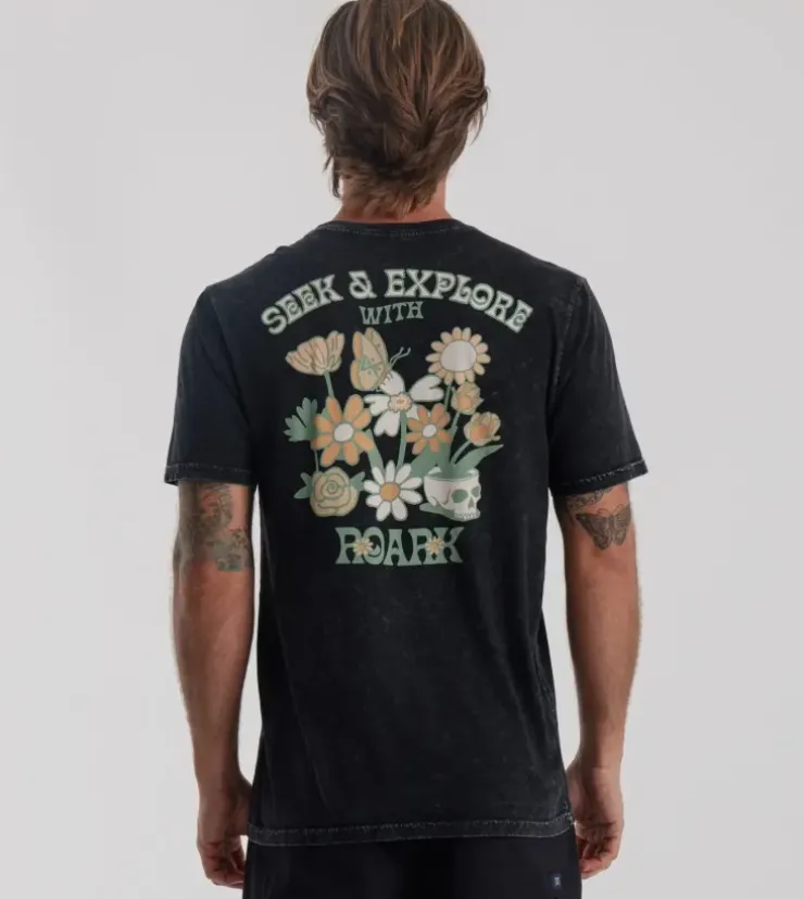 Roark Seek & Explore Premium Tee Black Discount