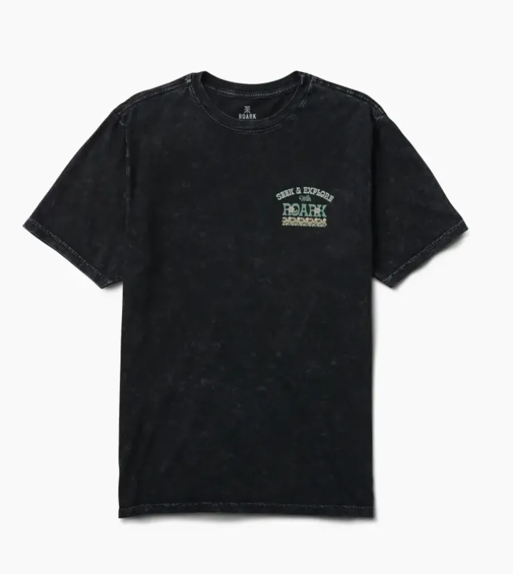 Roark Seek & Explore Premium Tee Black Discount