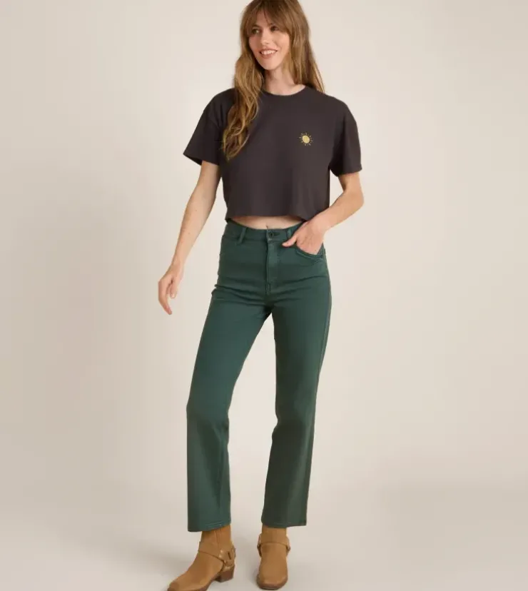 Roark Seek Cropped Boxy Premium Tee FadedBlack Sale