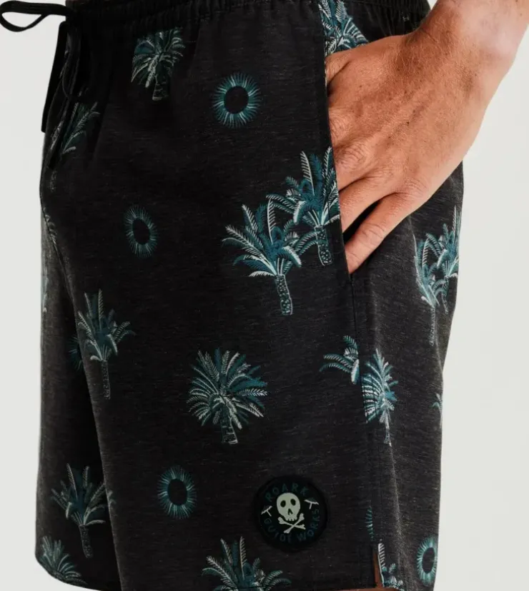 Roark Shorey Boardshorts 16" LaFrondaBlack Hot
