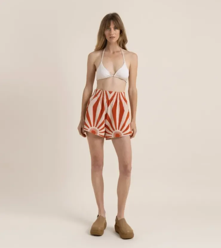 Roark Terra Shorts Terracotta Clearance