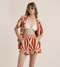 Roark Terra Shorts Terracotta Clearance