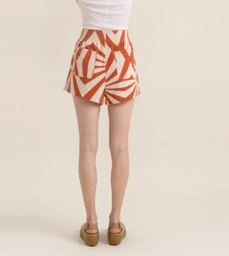 Roark Terra Shorts Terracotta Clearance