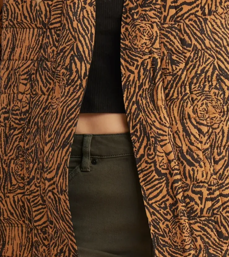 Roark Tora Quilted Jacket Reversible Tobacco Best