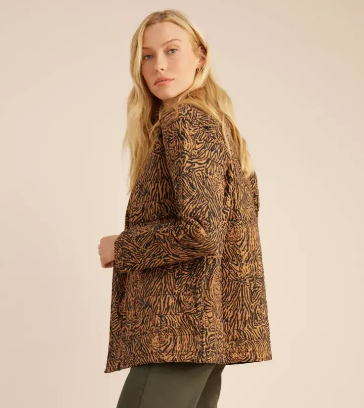 Roark Tora Quilted Jacket Reversible Tobacco Best