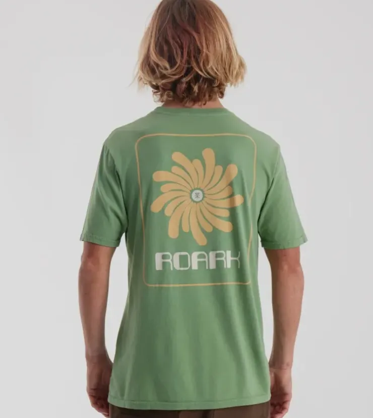 Roark Vortex Premium Tee Willow Hot