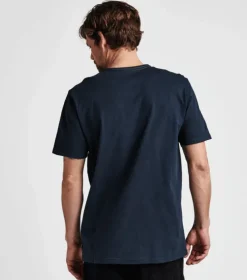 Roark Well Worn Mid Organic Knit Top Navy Best