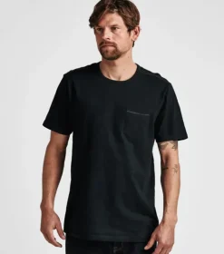 Roark Well Worn Mid Organic Knit Top Black Best
