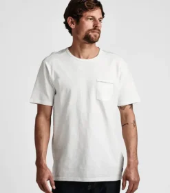 Roark Well Worn Mid Organic Knit Top OffWhite