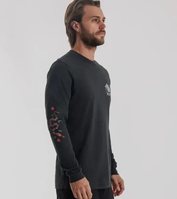 Roark Wolfpack LS Premium Tee Black New